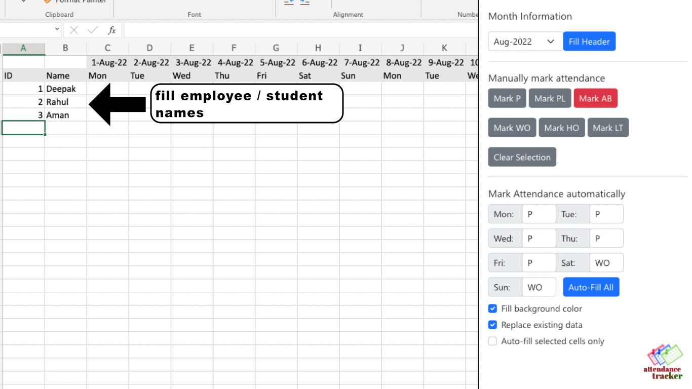 Attendance Tracker